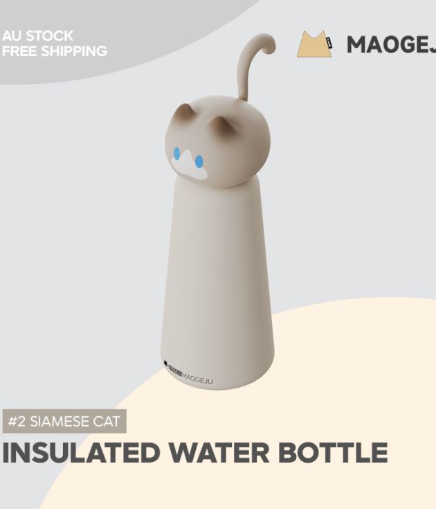 Maogeju Insulated Water Bottle 500ml - Siamese