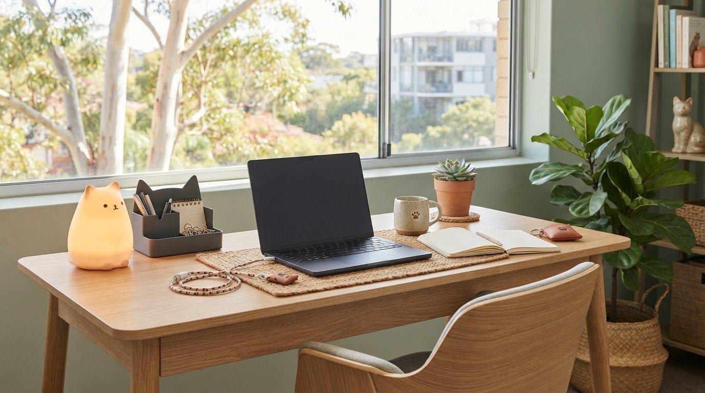 Cat Desk Decor Australia: 10 Playful Ideas for a Cosy Workspace