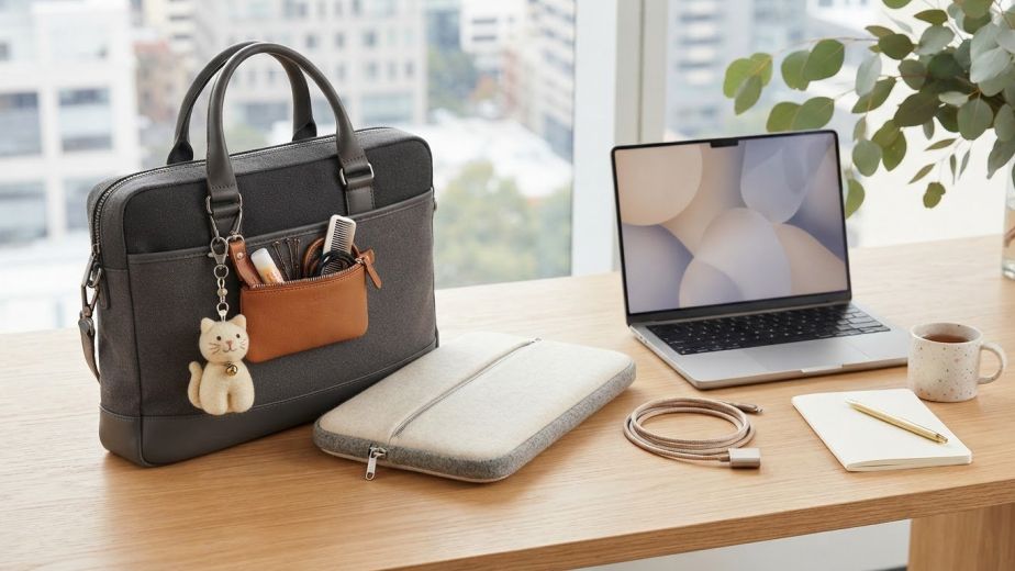 Cute Laptop Bag Accessories: Add Cat Charm and Everyday Function